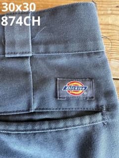 [W30L30] Dickies874CH 블랙 차콜 그레이 색 USA 기획