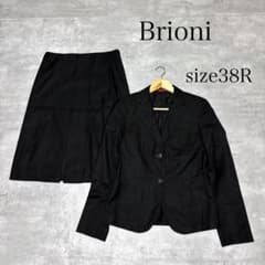高級】Brioni　ブリオーニ　スーツ　セットアップ　スカート　カシミヤ　モヘア 最高級 Brioni ウール & シルク スカート スーツ 38 セットアップ