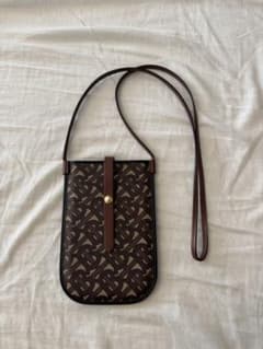BURBERRY スマホショルダーバッグ ブラウンのサムネイル