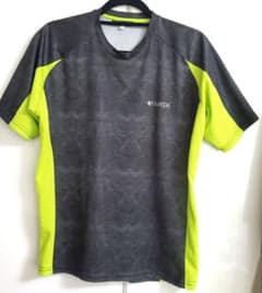 Kaepa 半袖Tシャツ グレー×黄緑&半ズボン 紺 Lsizeのサムネイル
