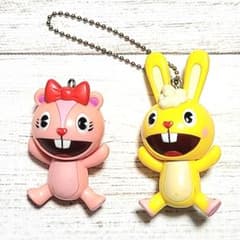 ⭐️廃盤品⭐️ ハッピーツリーフレンズ 内臓が飛び出るストラップ 2体セット ⭐️廃盤品⭐️ ハッピーツリーフレンズ 内臓が飛び出るストラップ 2体