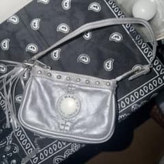 MARC BY MARC JACOBS シルバー ミニショルダーバッグ