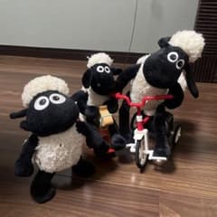 Shaun the Sheep 양의 숀 움직이는 봉제인형 세트* 역시*