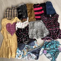 ANAP GIRL キッズ服セット 140 スカッツ　スカート　水着　キャミのサムネイル