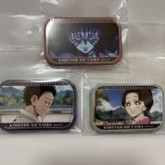 【未開封】鬼滅の刃 メモリーズスクエア 缶バッジ 狛治 恋雪 猗窩座 無限城編