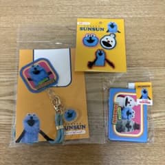 サンキューマート×パペットスンスン/ グッズ3点セットのサムネイル