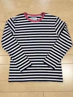 美品】アニエスベー アダムエロペ別注ボーダーカットソー ロンT 長袖 