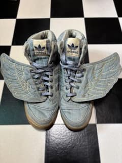 adidas Jeremy Scott Wings デニム スニーカー 27.5のサムネイル