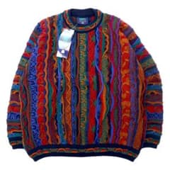 美品 オーストラリア製 limnos 3Dニット セーター 海洋生物柄 美品 オーストラリア製 limnos 3Dニット セーター 海洋生物柄