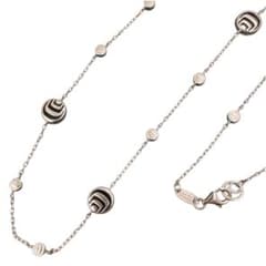 極美品 ダミアーニ ダミアニッシマ ロングネックレス シルバー オニキス ダイヤ 極美品 ダミアーニ ダミアニッシマ ロングネックレス シルバー