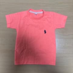 ポロ馬刺繍入りオレンジTシャツのサムネイル