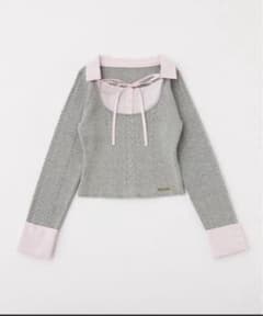 シャツドッキングレイヤードニットのサムネイル
