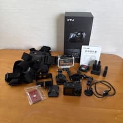 XTU S6 4K アクションカメラ 美品 バッテリー3個 マウント付きのサムネイル