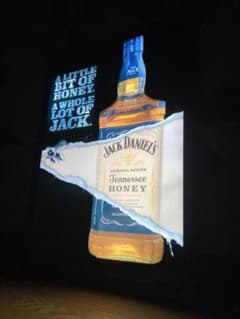 非売品 ジャックダニエル ハニー ネオンサイン 看板 黒 非売品 ジャックダニエル ハニー ネオンサイン 看板 黒 ジャック