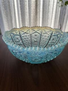 アンティーク ビンテージ 切り子 鉛ガラス ボウル - メルカリ