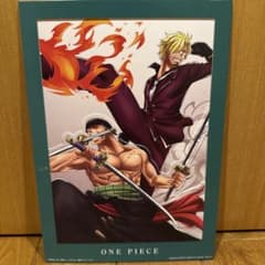 ONE PIECE A4イラスト ゾロ サンジ - メルカリ