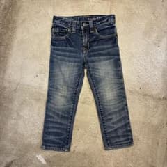 GAP 95センチ　３歳　色落ち加工デニムパンツ