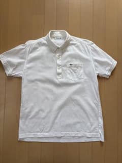 LACOSTE ラコステ ポロシャツ ホワイト ボタンダウンのサムネイル