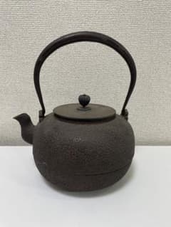 現状品】鉄瓶 京鉄瓶 龍文堂 アンティーク 時代物 茶道 茶会 美術品 