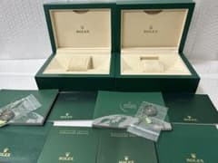 ロレックス純正Mサイズ BOX 内箱2箱①付属品付 計12点 - メルカリ