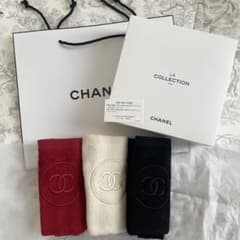 新品未使用 CHANEL シャネル ノベルティ ハンドタオル 3枚セット
