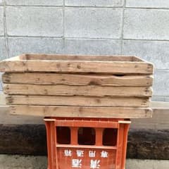 昭和レトロ】餅箱 木箱 もろぶた ばんじゅう 古道具 5枚セット 収納箱