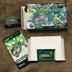 ポケモン エメラルド【箱・説明書・ワイヤレスアダプタあります】のサムネイル