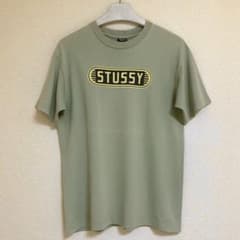 80s 後期 STUSSY 黒タグ USA製 ボードロゴ TEE プレート M