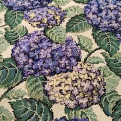ゴブラン織り布(紫陽花柄)のサムネイル
