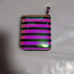 CDG WALLET CRAZY STRIPE MULTI