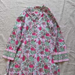 SZ BLOCKPRINTS コットンワンピース - メルカリ