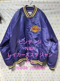 ビンテージ　Chalk Line LAKERS スタジャン XLのサムネイル