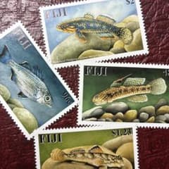 79835外国切手 フィジー発行 魚類 4種揃 - メルカリ
