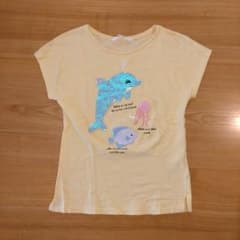 H＆M キッズ スパンコールTシャツ 140のサムネイル