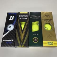 ゴルフボール 4種セットブリヂストン スリクソン タイトリスト