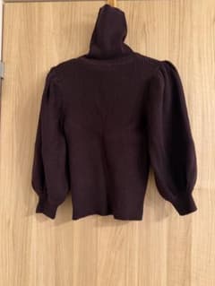 ZARA パフスリーブ タートルネックニットのサムネイル