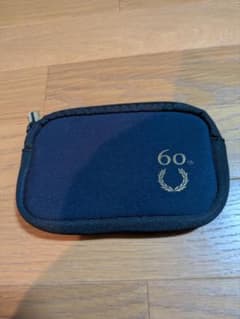 フレッドペリー Fred Perry 60周年記念ポーチ ガジェットケース 紺