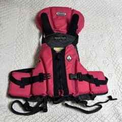 兄弟姉妹2枚お揃いモンベルライフジャケット キッズ125-155ピンク 兄弟姉妹2枚お揃いモンベルライフジャケット キッズ125-155ピンク