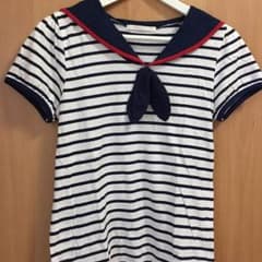 オリーブデオリーブ セーラ襟Tシャツのサムネイル