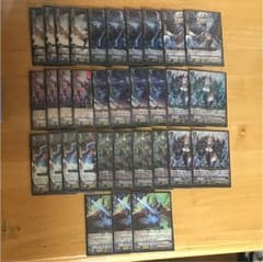 ヴァンガード シャドウパラディン デッキ 調整パーツ、スリーブ付きのサムネイル