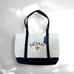 NOAH ノア ロゴ トートバッグ キャンバス ネイビー NOAH ノア ロゴ トートバッグ キャンバス ネイビー - メルカリ