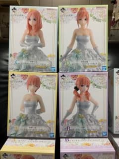 一番くじ 五等分の花嫁 一花 二乃 三玖 四葉 フィギュアセットのサムネイル