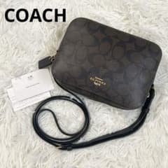 未使用級 COACH ミニジェイミー カメラバッグ ブラック ブラウン 