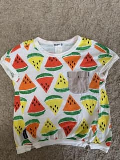 スイカ柄 Tシャツ 110cmのサムネイル