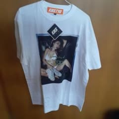 KIKSTYO×青山めぐコラボ フォトプリント Tシャツ ホワイト XL - メルカリ