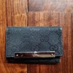 GUCCI GG柄 キーケース ブラックのサムネイル