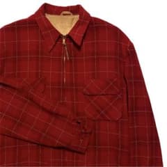 50s ビンテージ　ウール　ジャケット　ギャバジャン　ロカビリー　オンブレのサムネイル