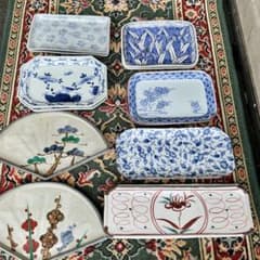 和食器 まとめ売り 14枚セット 2枚　角皿 銘々皿 有田焼 華山 宗右衛門 和食器 まとめ売り 14枚セット 2枚 角皿 銘々皿 有田焼 華山 宗右衛門