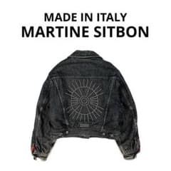至高イタリア製】 MARTINE SITBON スタッズ デニムジャケット - メルカリ