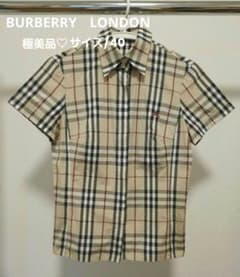 極美品✨BURBERRY LONDONノバチェック半袖シャツホースロゴサイズ40 